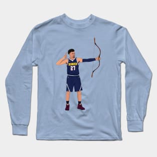 Jamal Murray digital illustration Long Sleeve T-Shirt